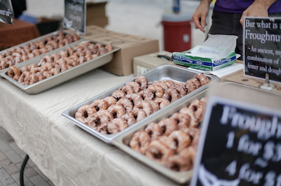 Doughnuts for sale by Whalecat Doughnuts